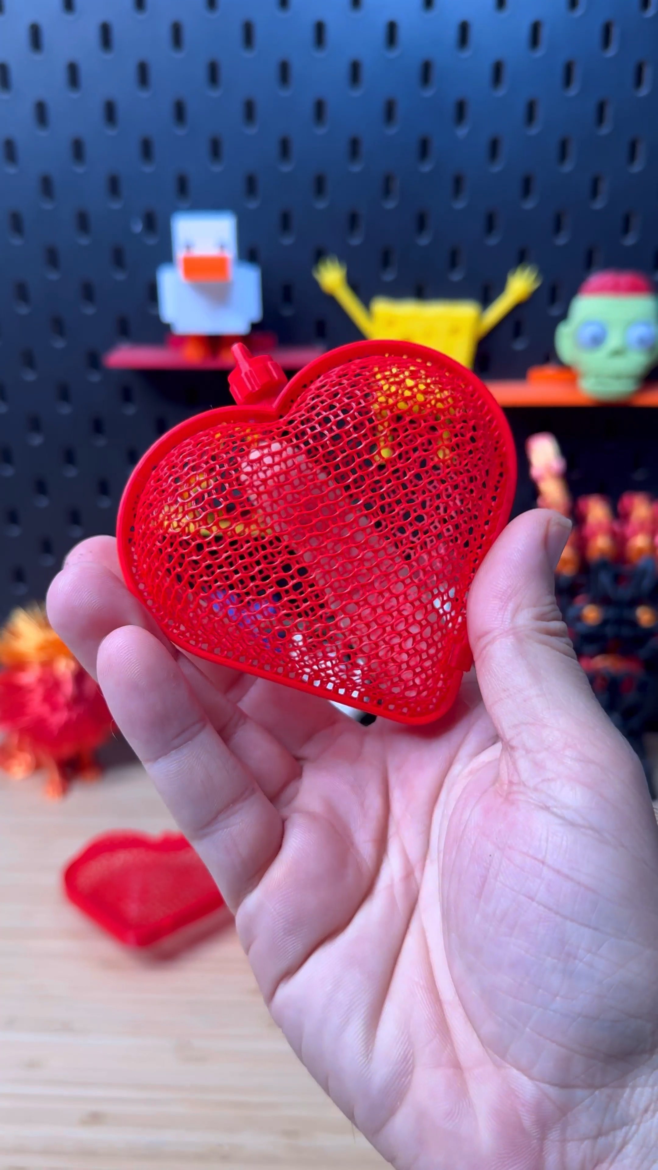 3D Printed Flexible Valentine Hearts… Thermoformed Magic