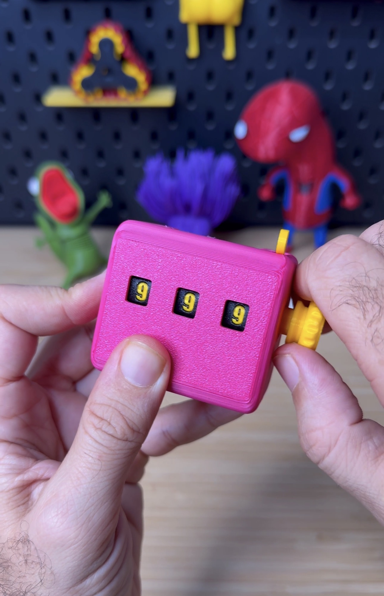3D Printed Mechanical Counter – 100% 3D Printed Parts