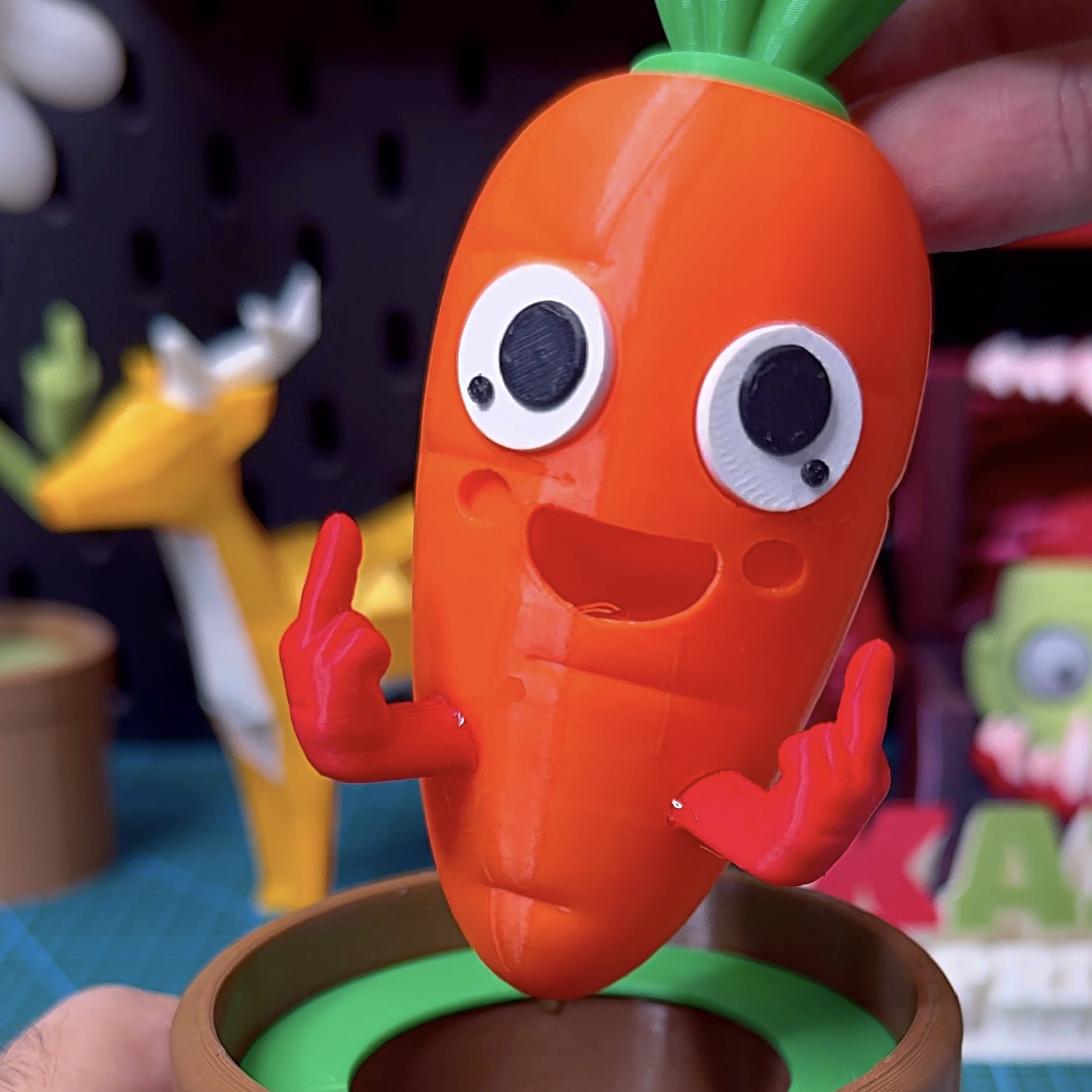 3D Printed Bad Carrot STL file