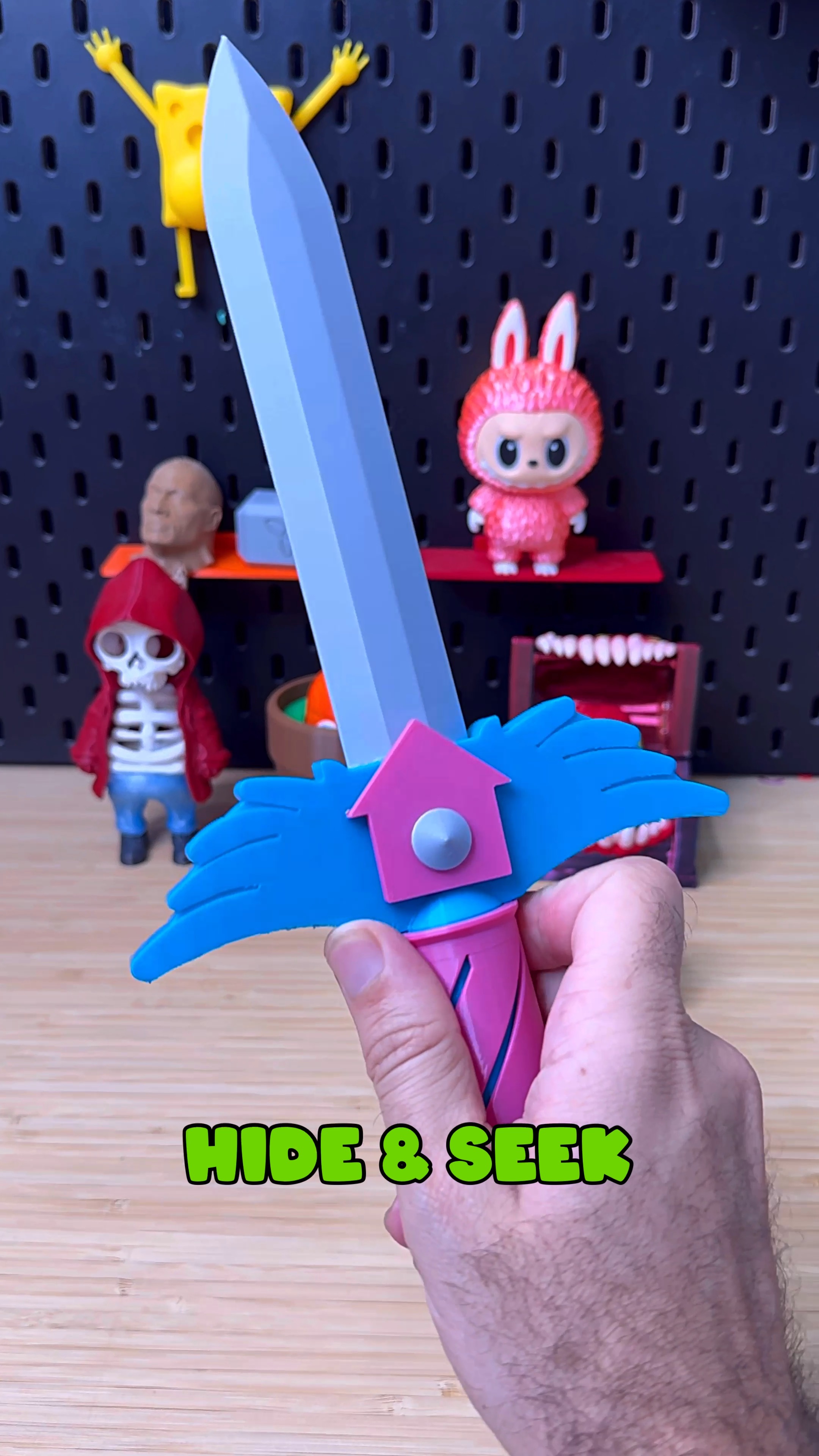 3D Printed Squid Game Hide & Seek Knife STL file