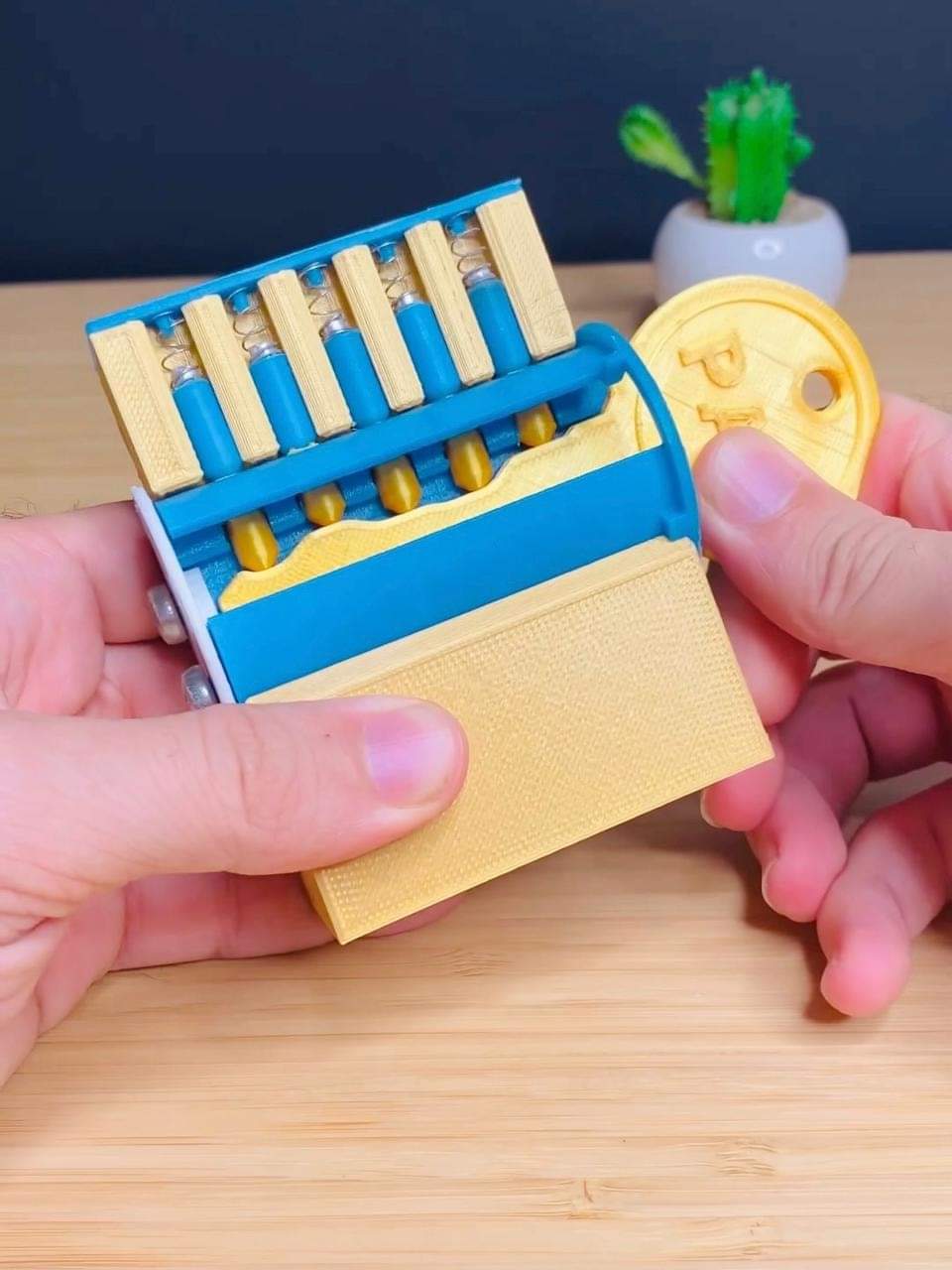  Educational key lock mechanism 