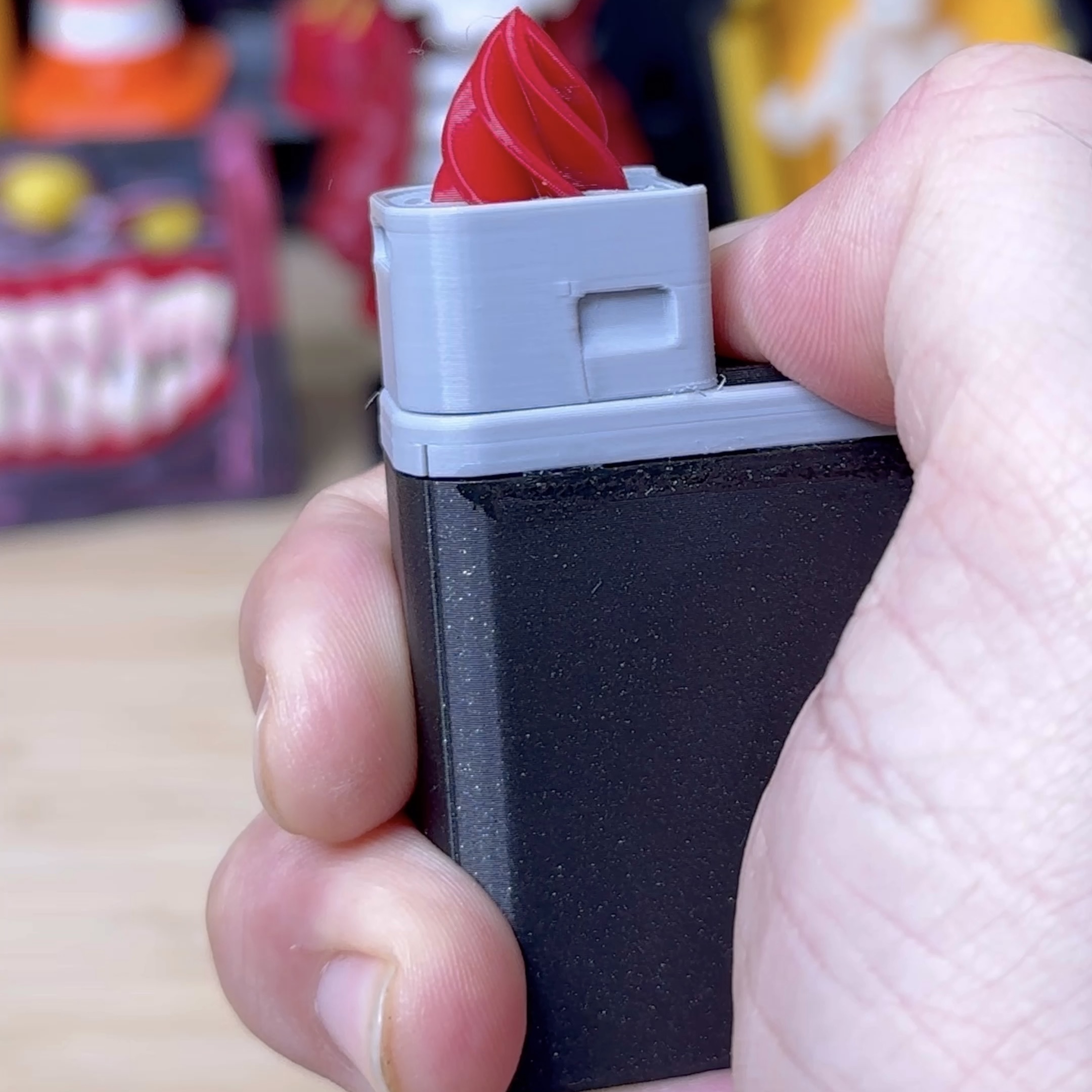 3D Printed FIDGET LIGHTER HELIX / SPIRAL TOY
