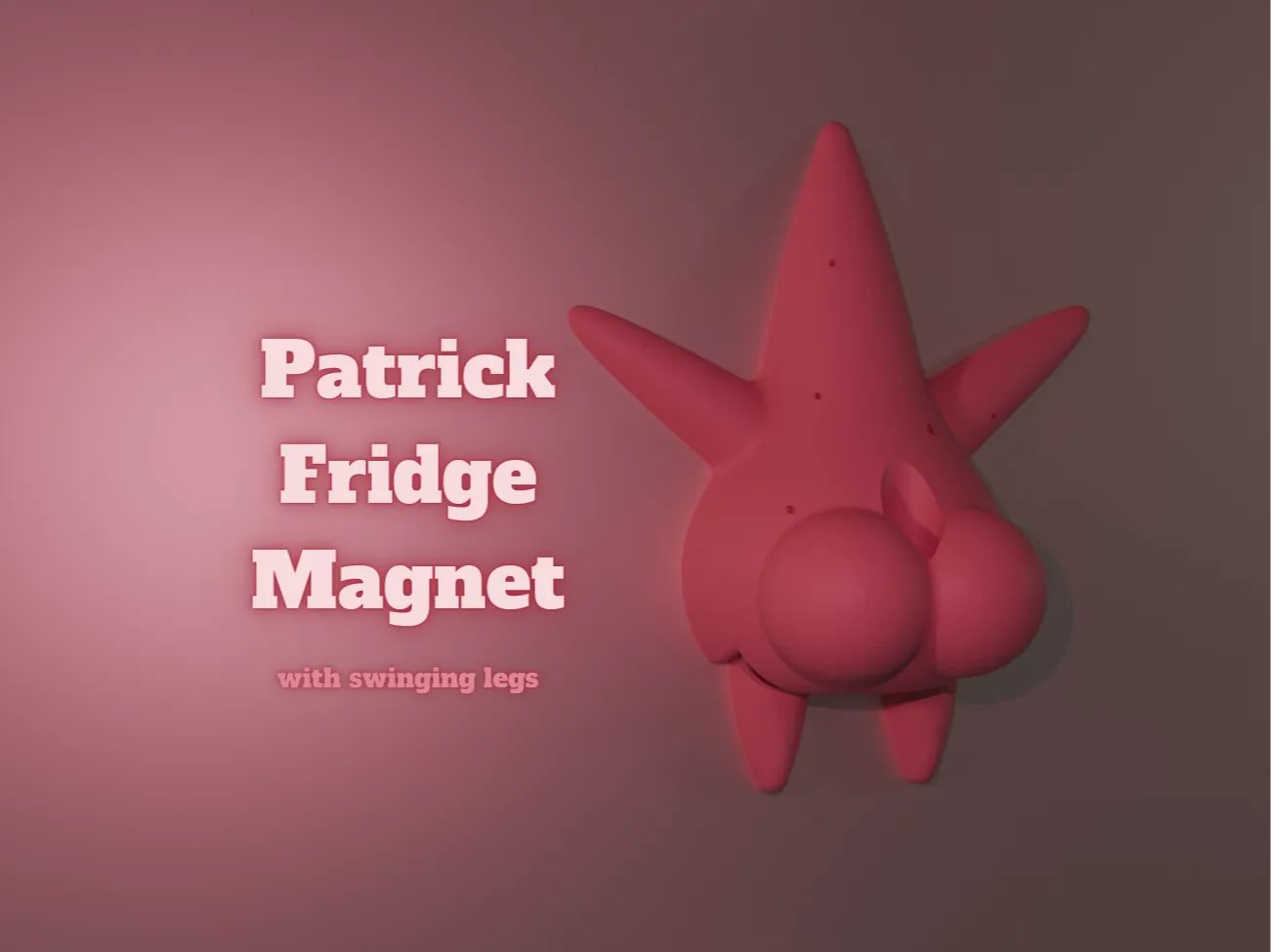 3D Printed Mr Krabs Fridge Magnet STL file