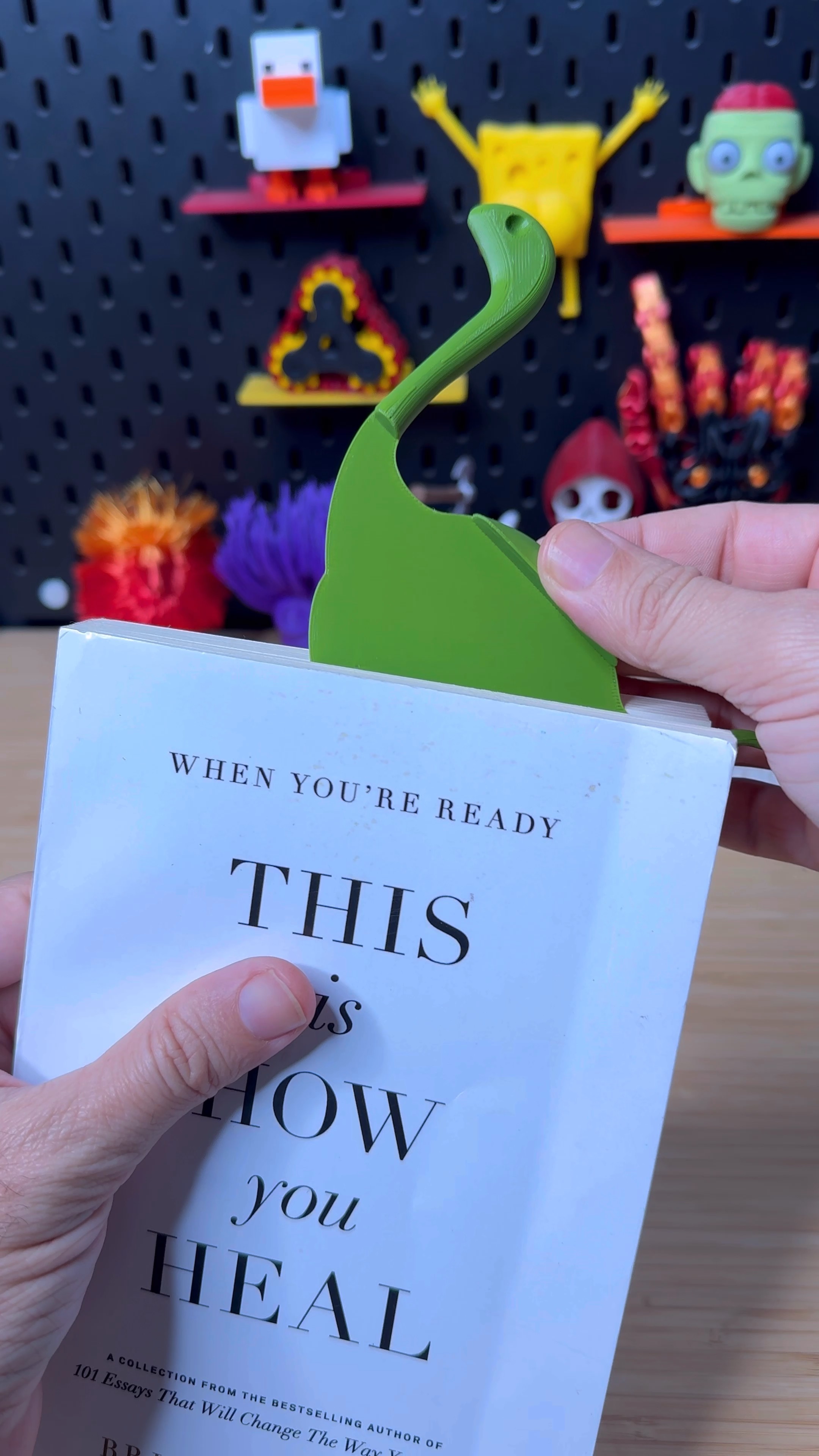 3D Printed Cute Nessie Bookmark