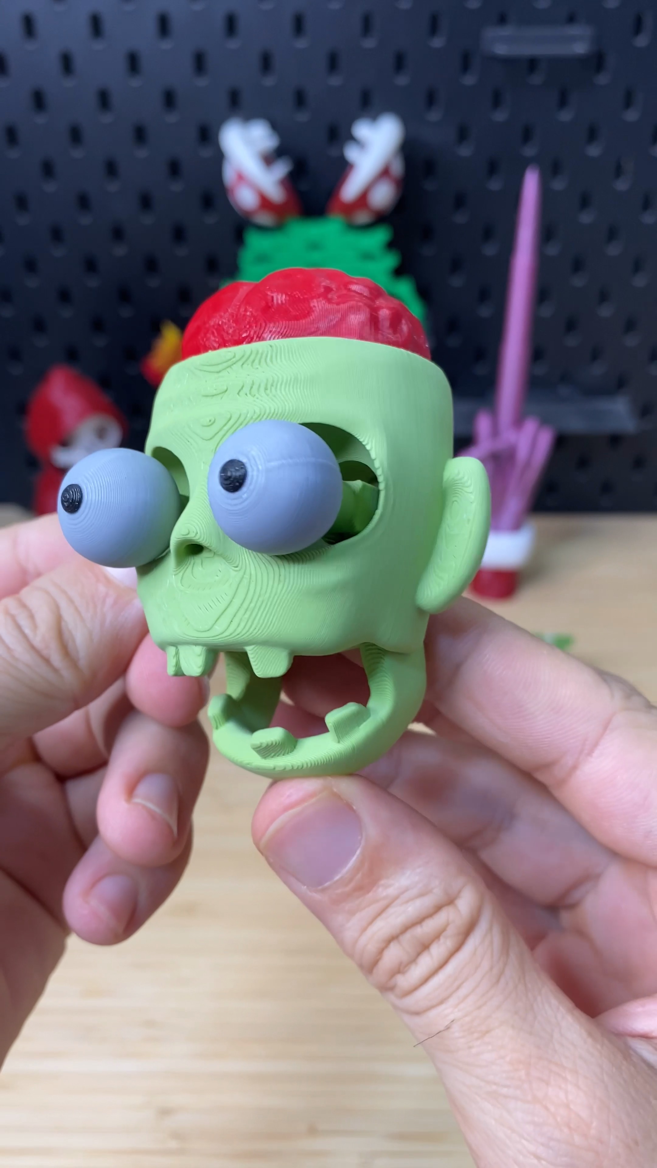 3D Printed Zombie Keychain