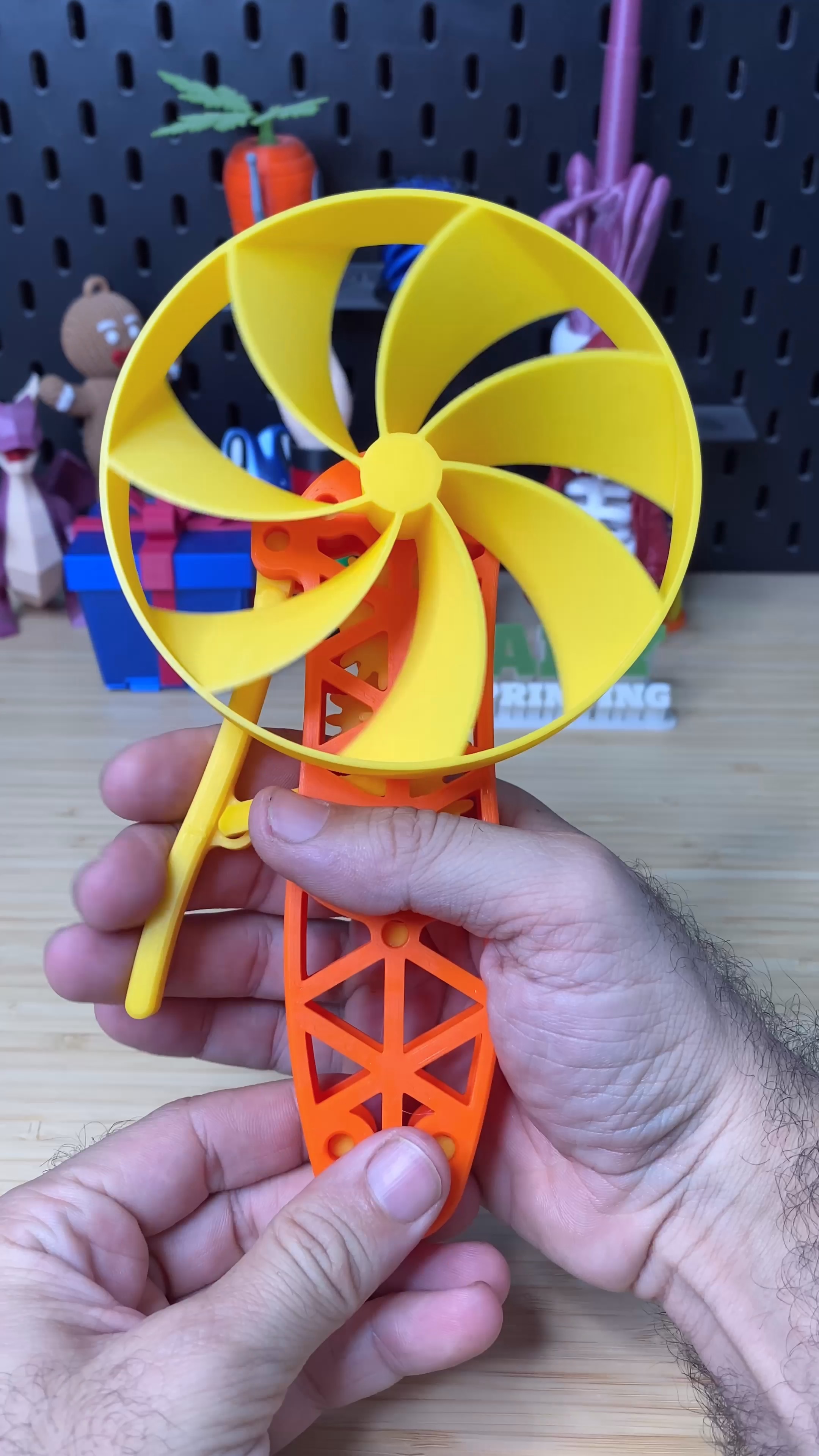 3D Printed Ruggedized Squeeze Fan