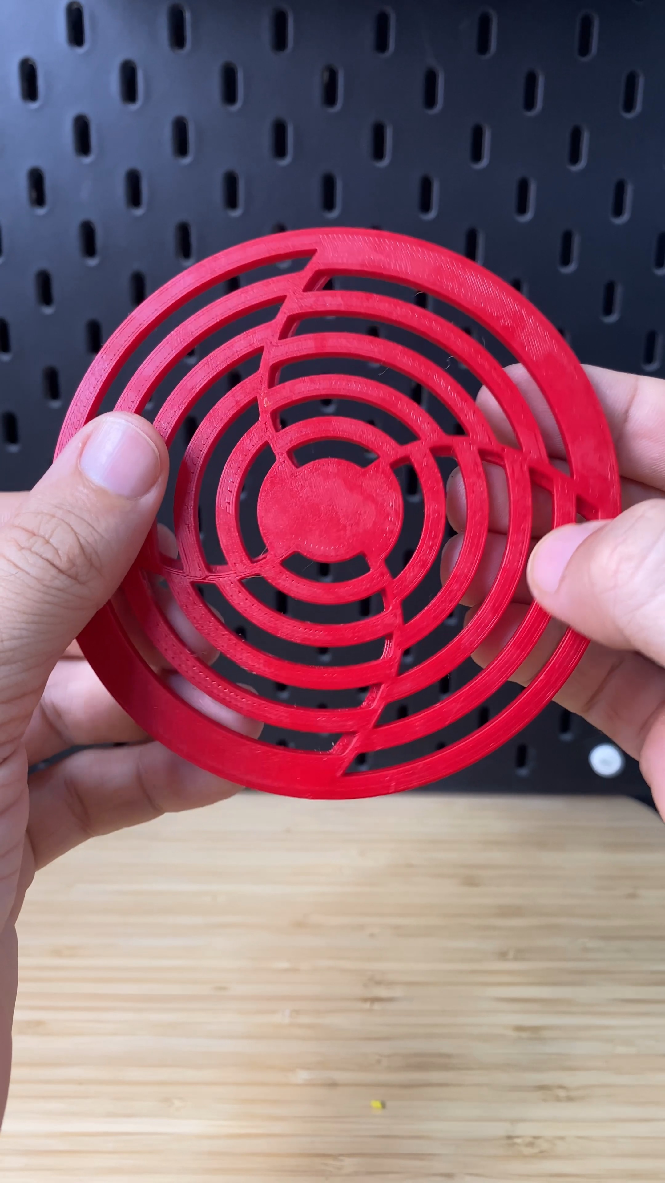 3D Printed Vent optical illusion