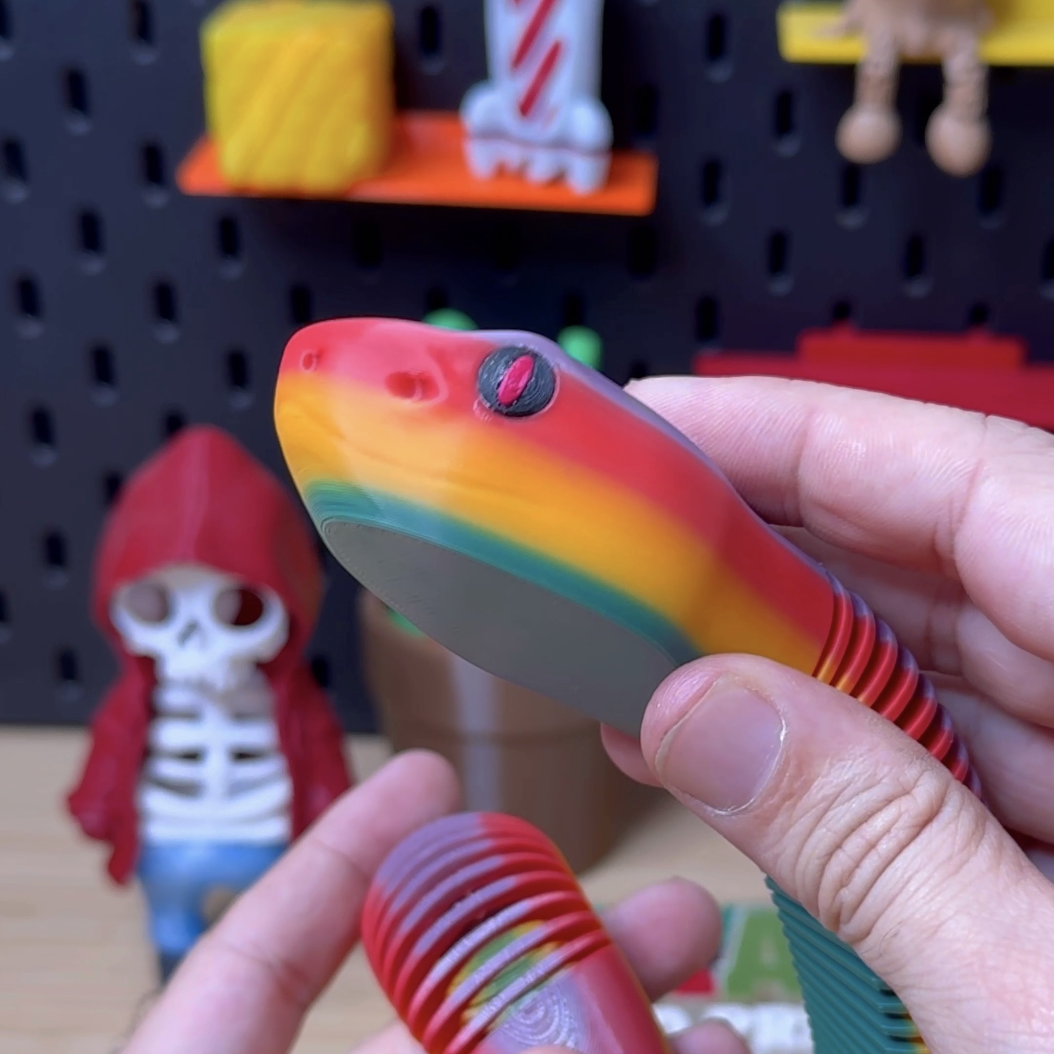3D Printed Slinky Snake