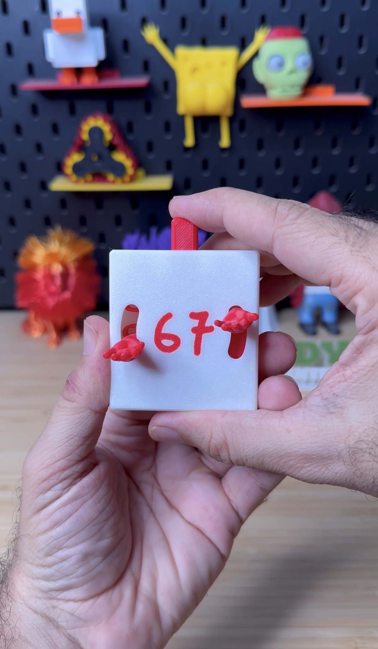 3D Printed 6 7 Fidget