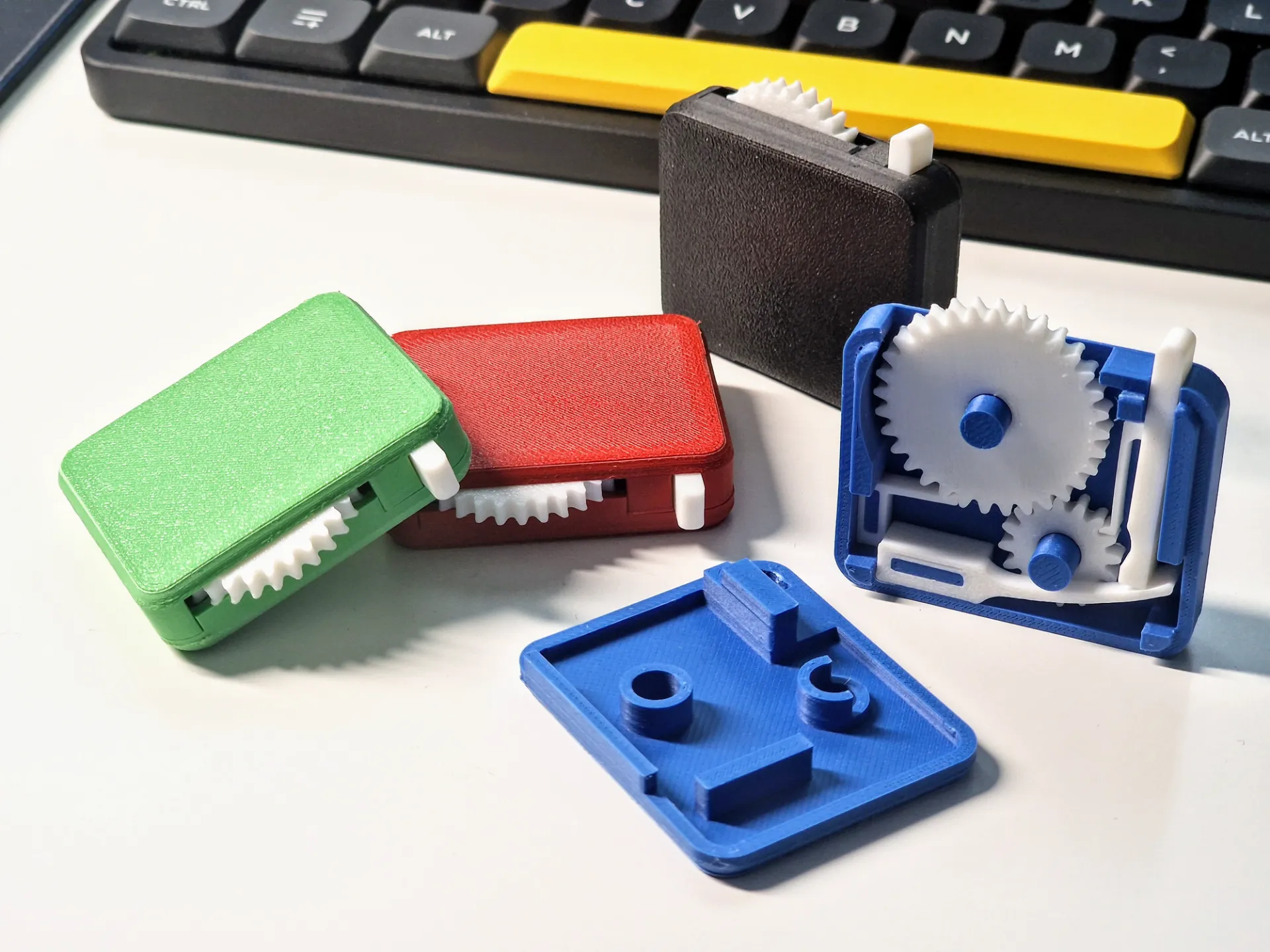 3D Printed Fidget Counter Clicky and Snappy Toy Assembly Kit