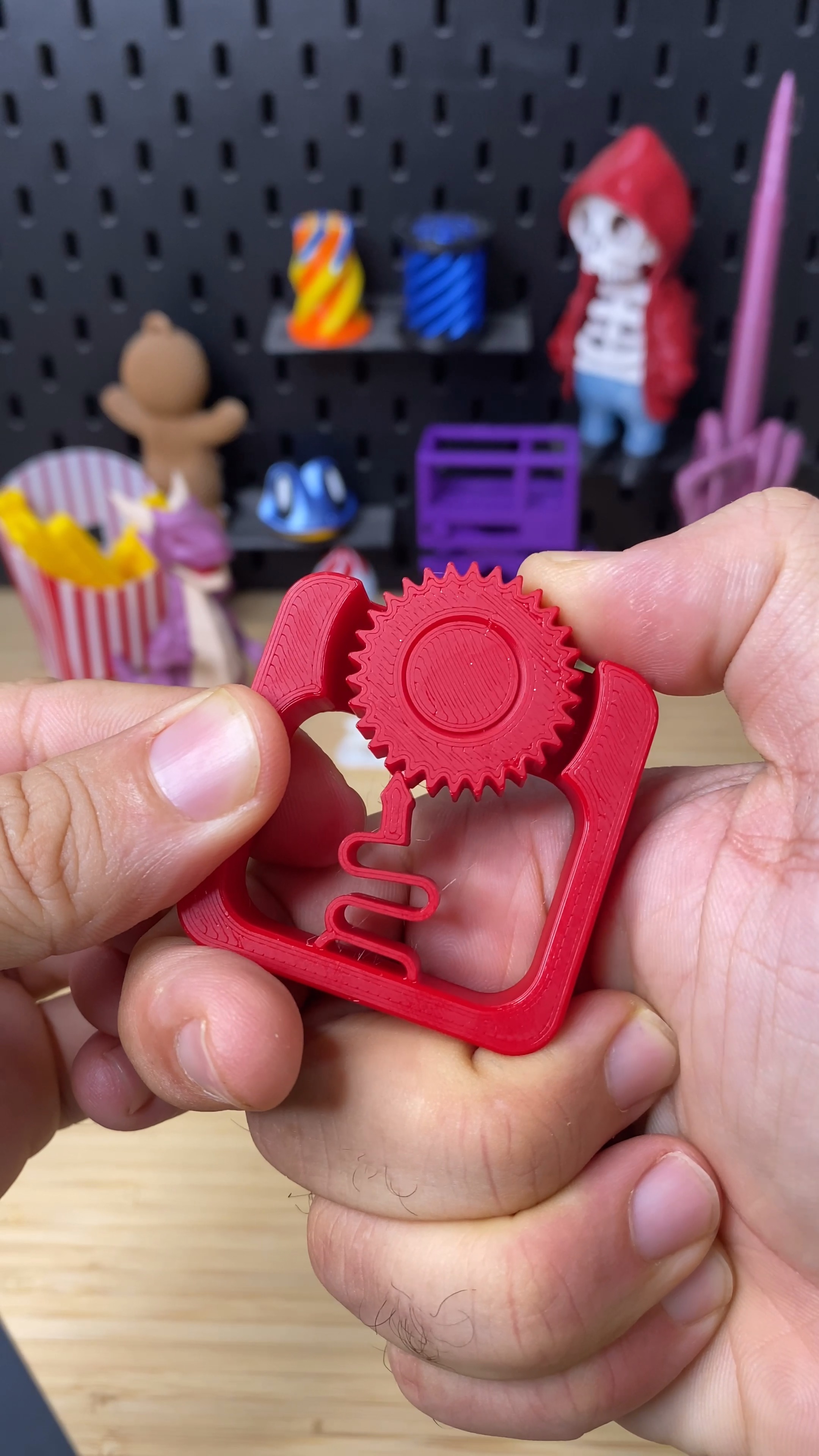 3D Printed Clicky Gear Fidget