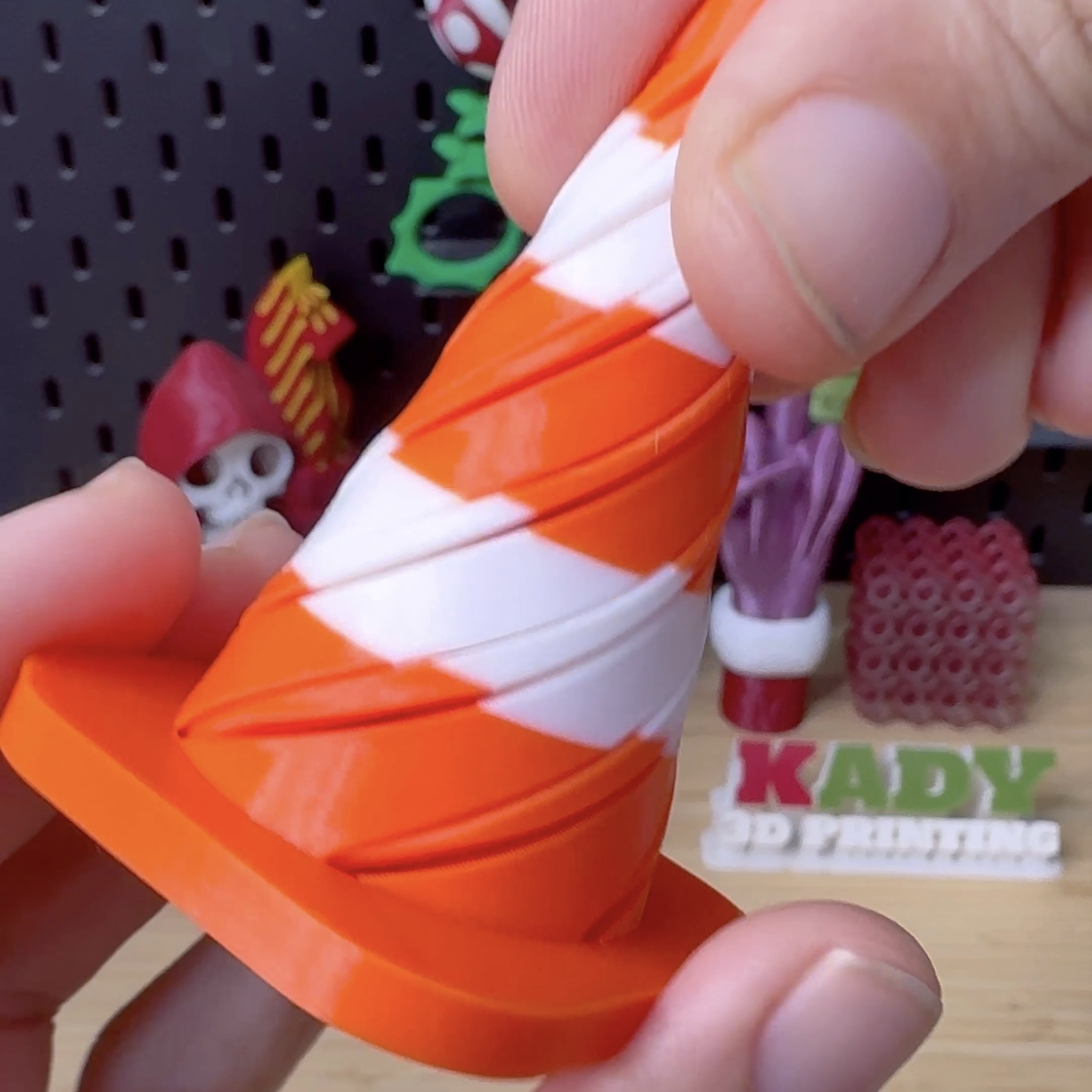 3D Printed Passthrough Traffic Cone