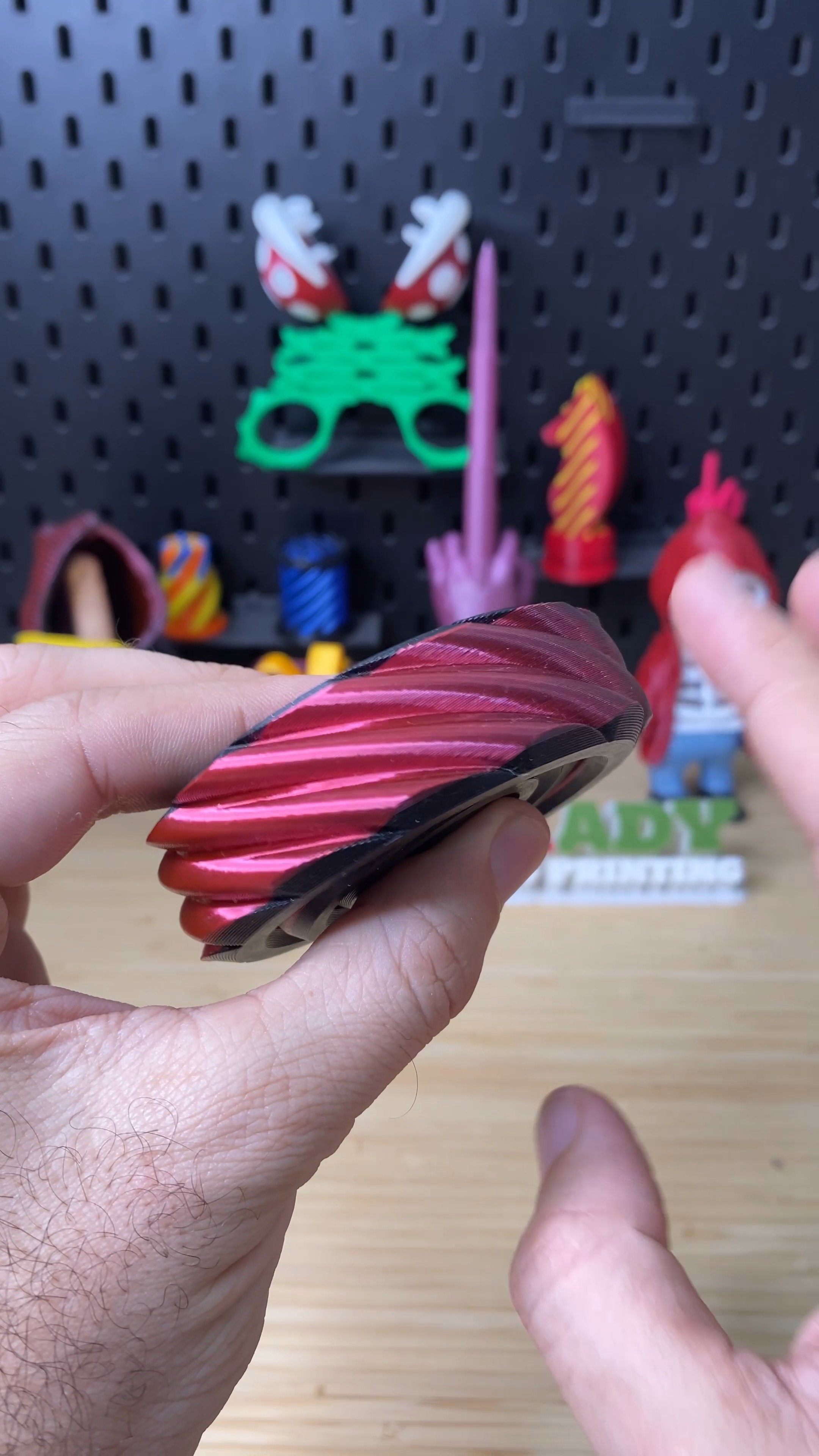 3D Printed Gyro4 Twist Fidget Spinner
