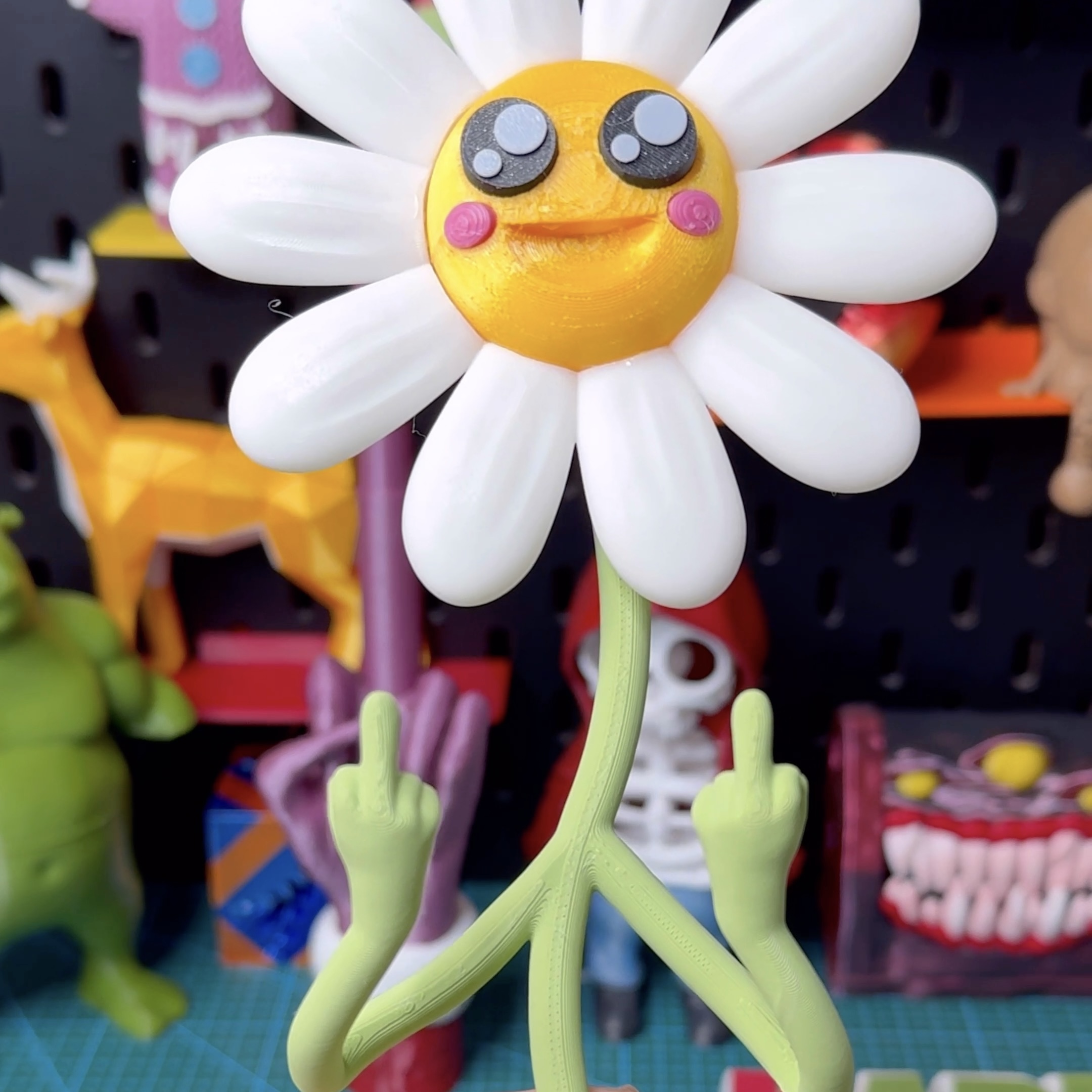 3D Printed Valentine's Daisy STL file