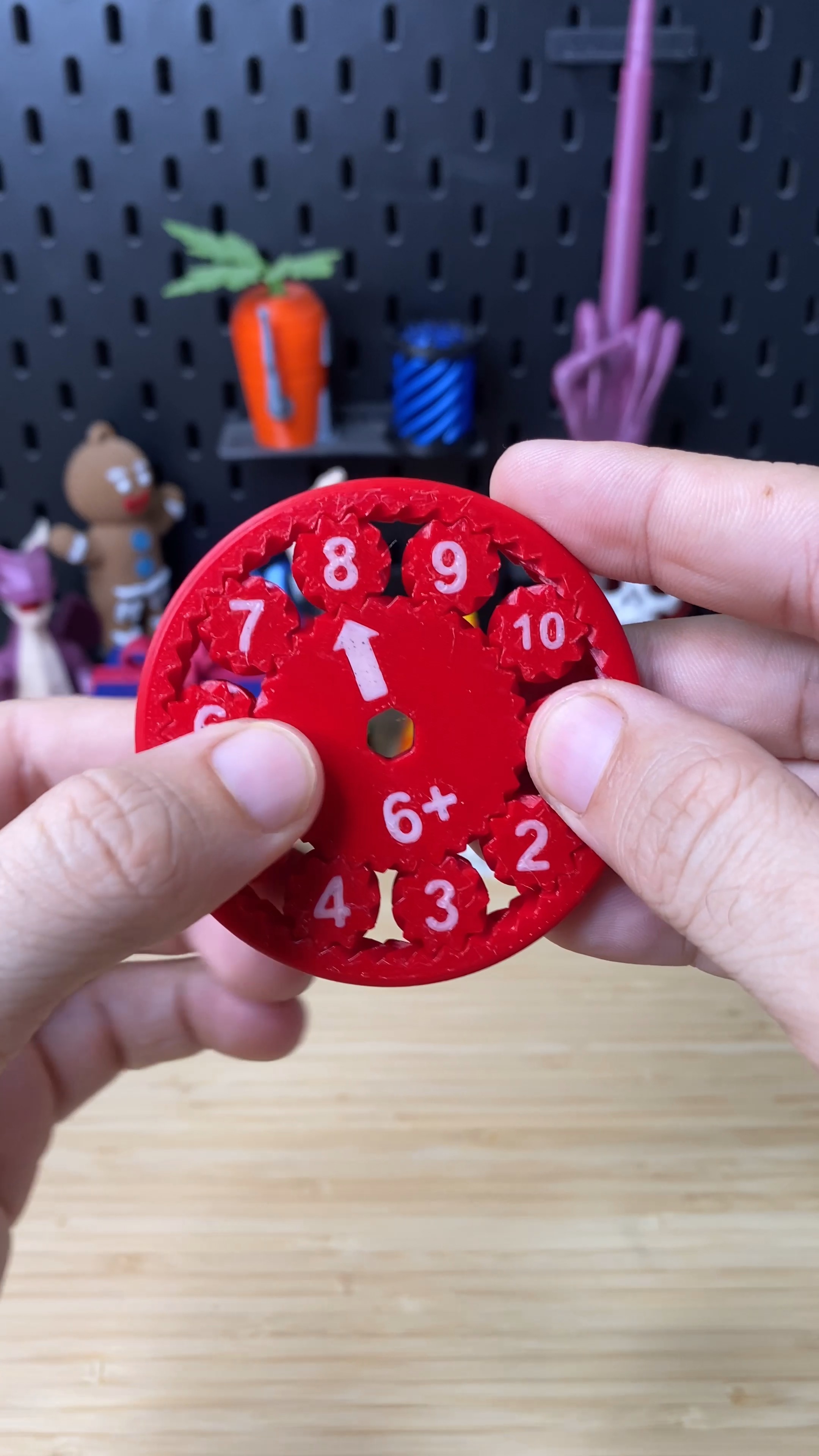 3D Printed Addition & Subtraction Fidget Spinners