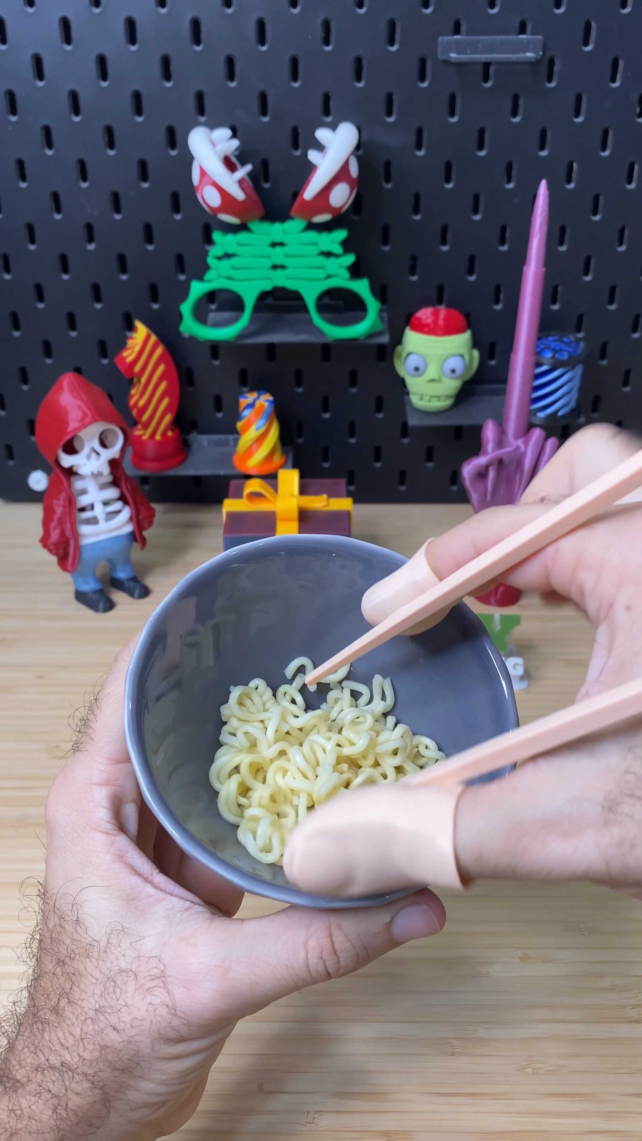 3D Printed Chopstick fingers STL file