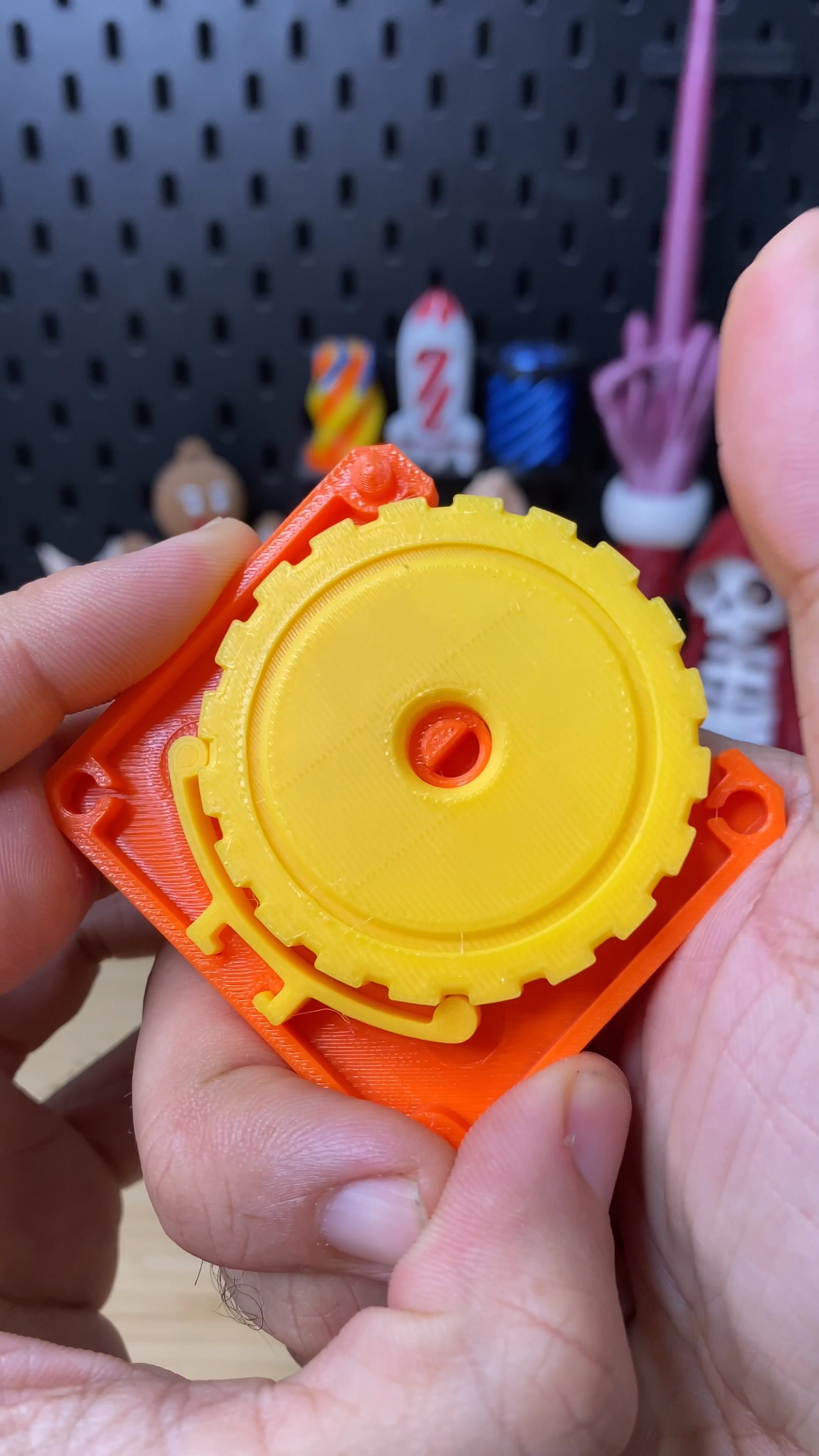 3D Printed Fidget Clicking Wheel