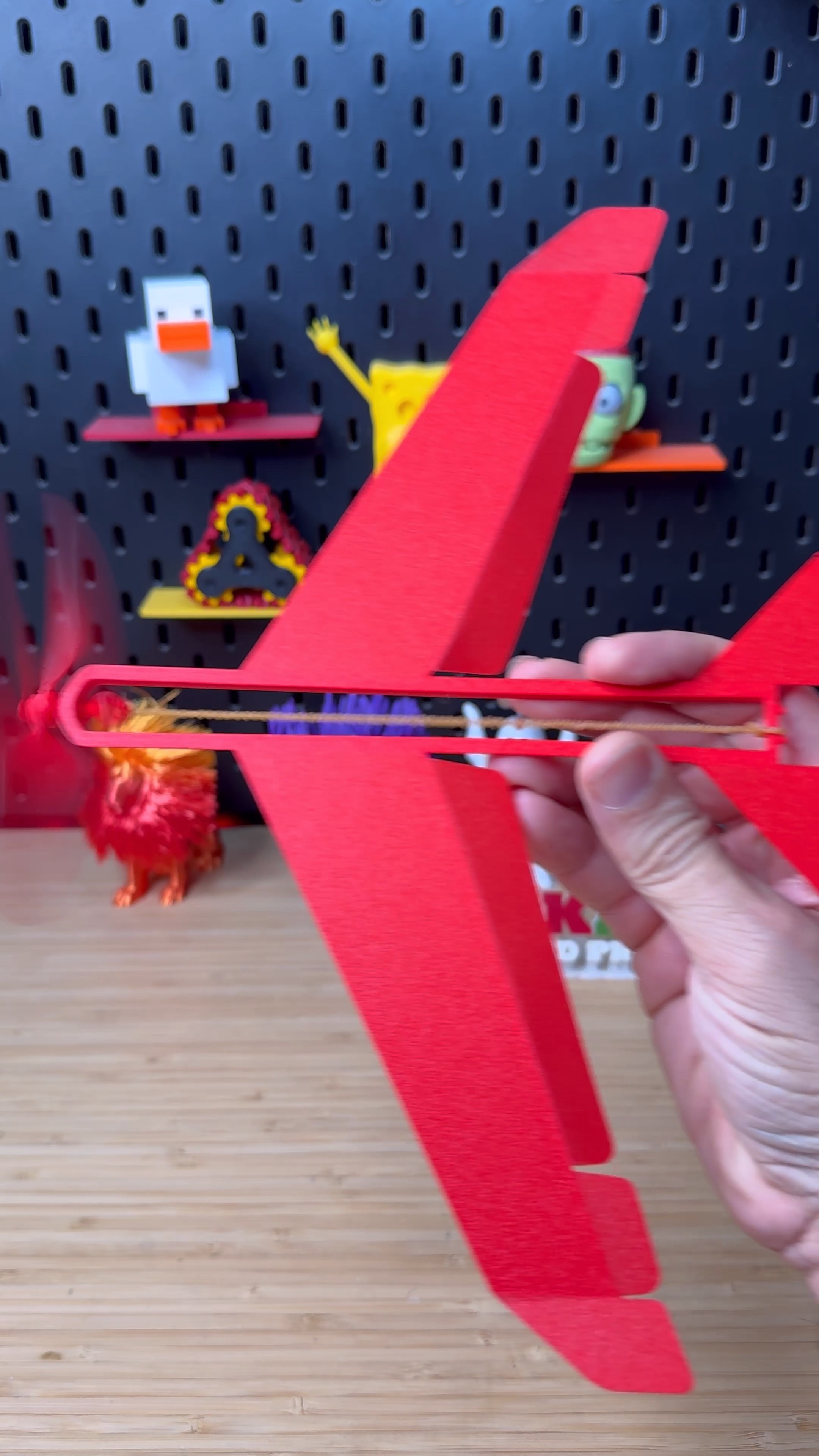 3D Printed Wind-Up Plane
