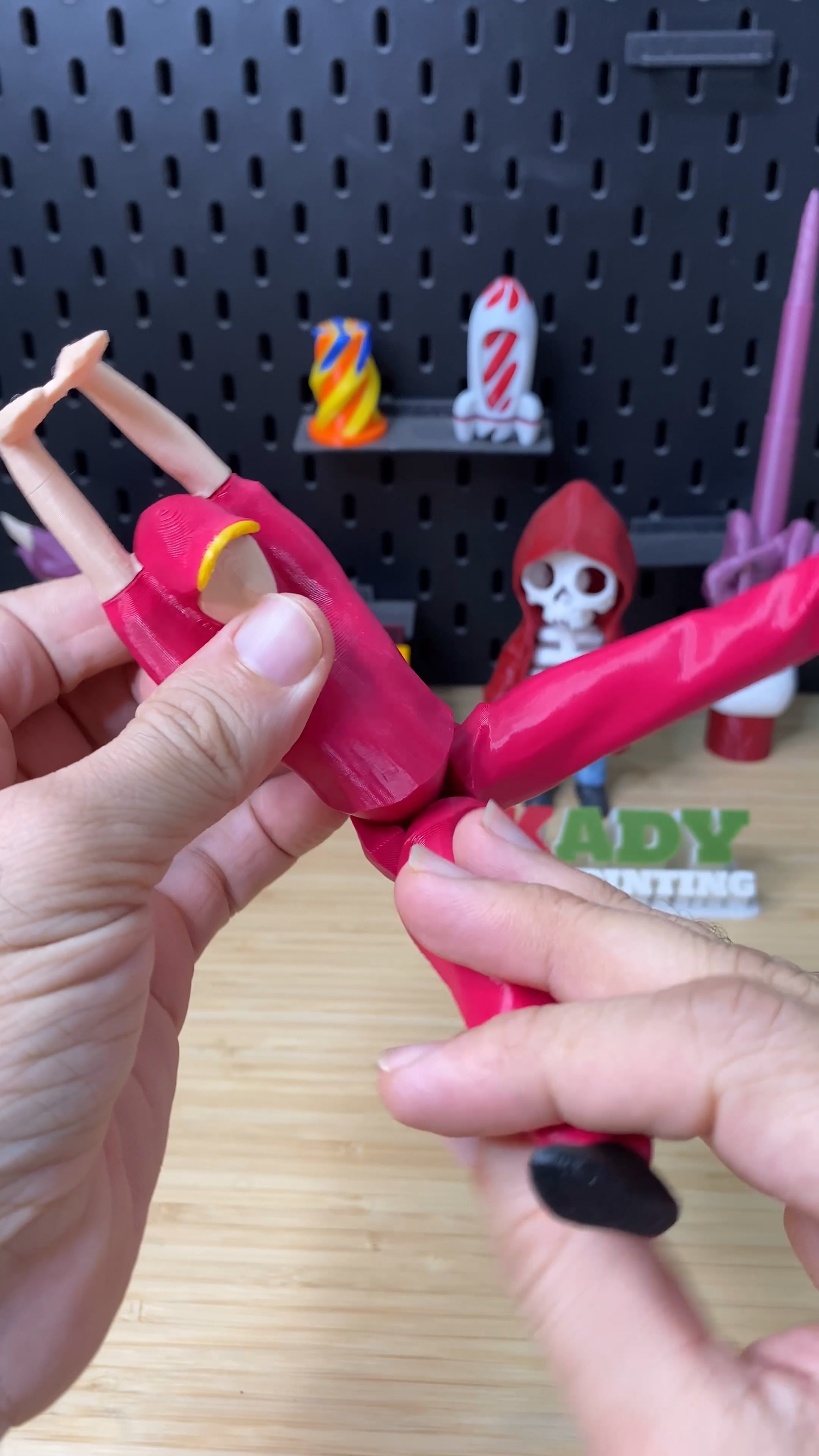 3D Printed Breakdancer Phone Stand STL file