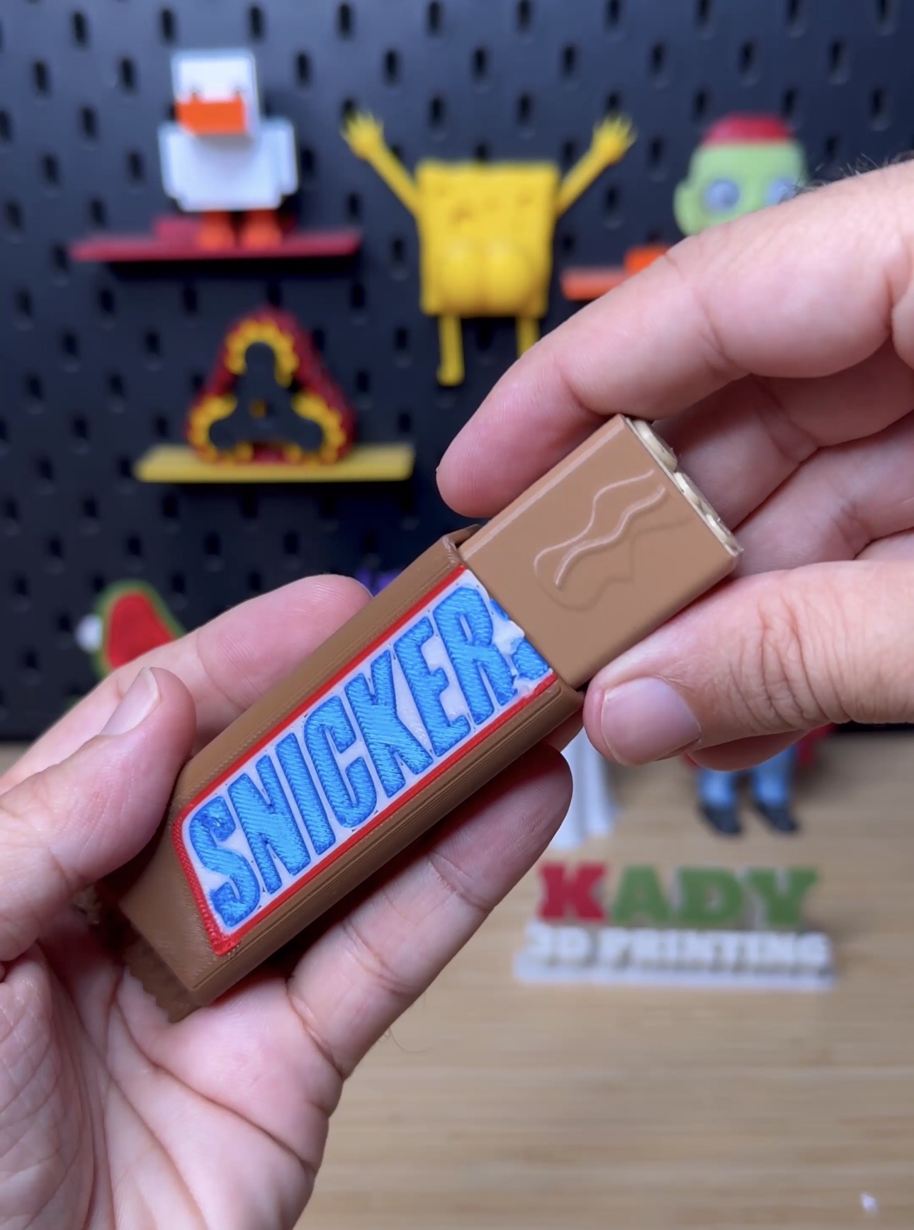 3D Printed Snickers Fidget