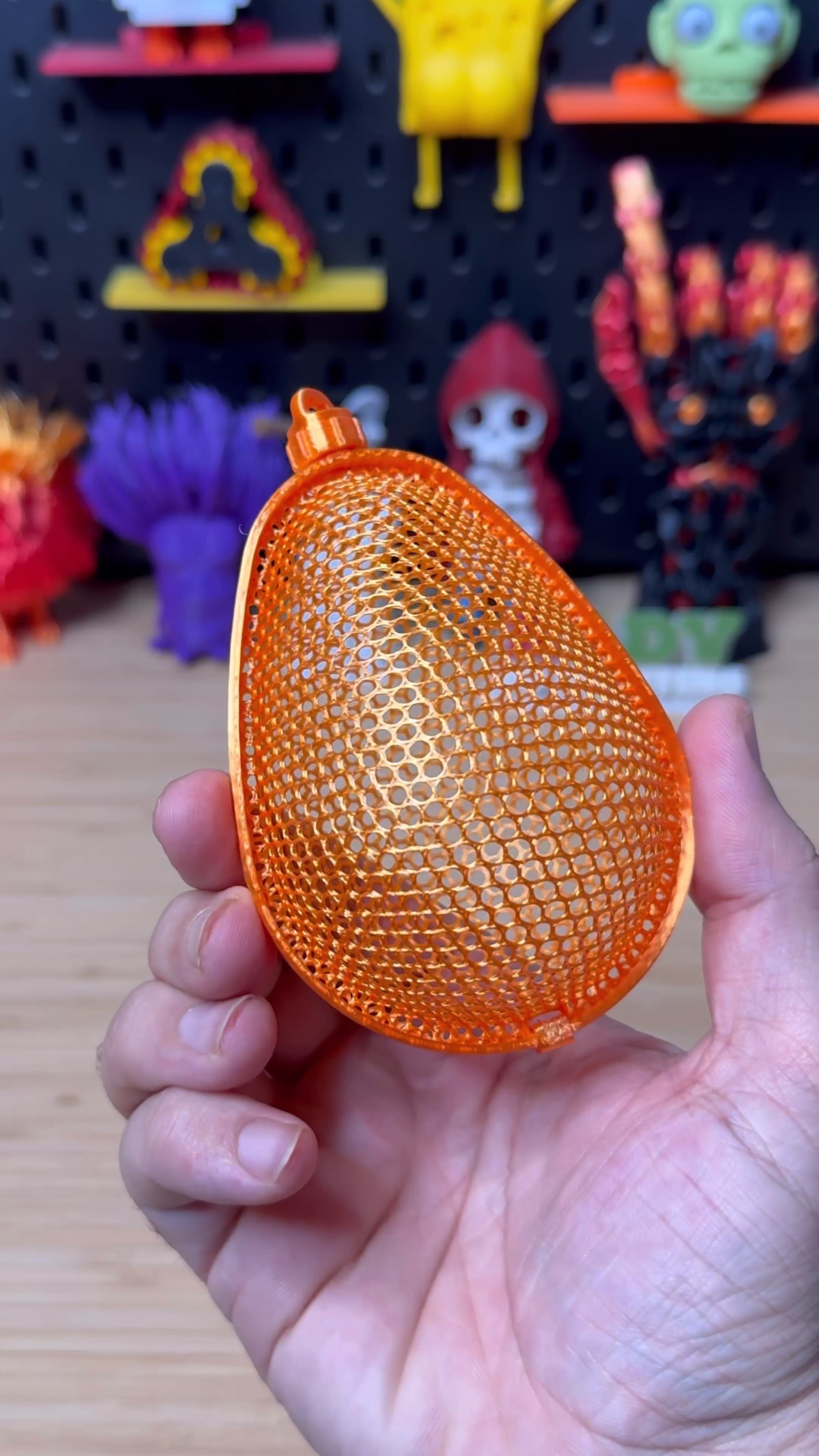 3D Printed Thermoformed Easter Eggs