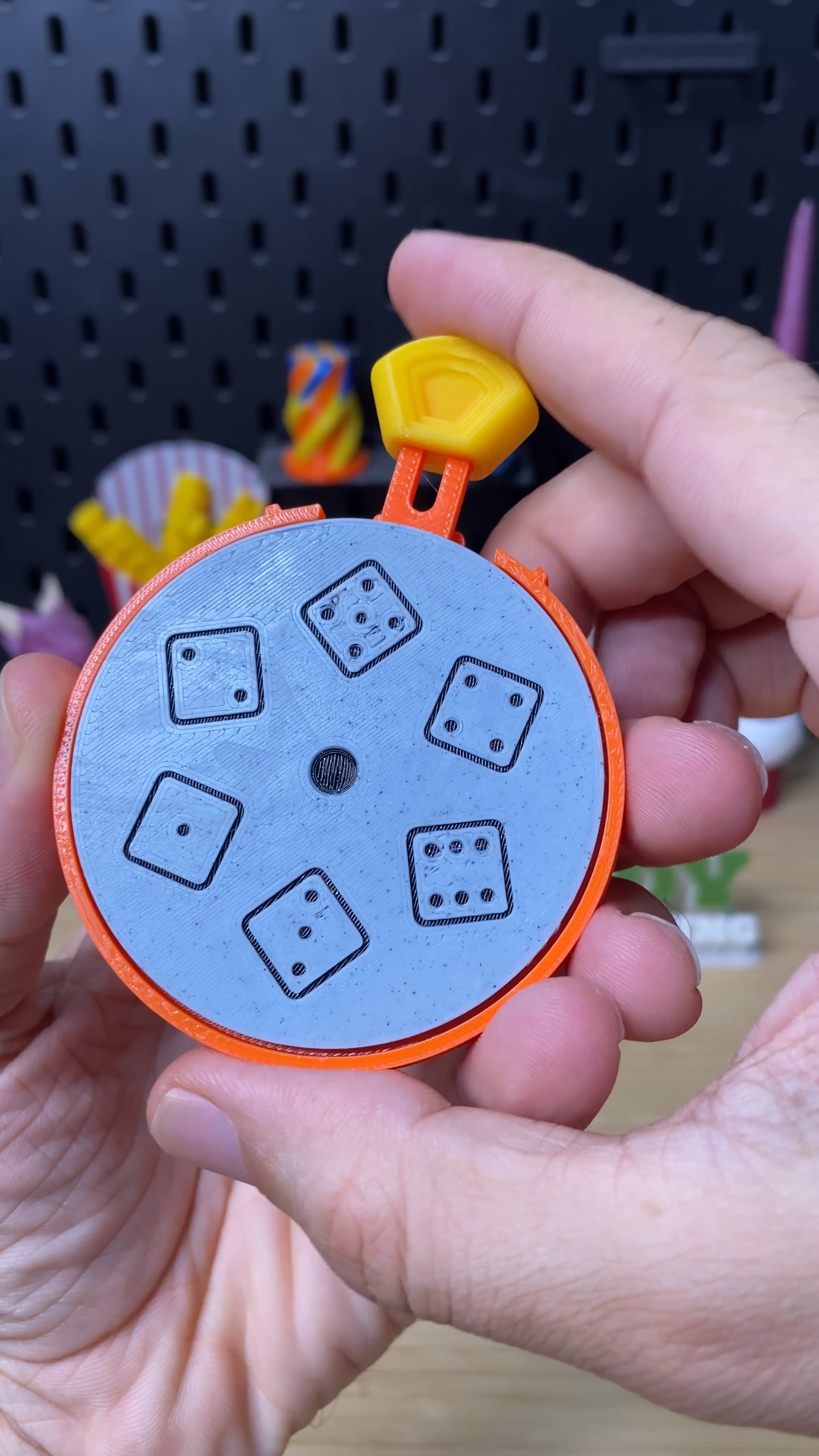 3D Printed Mechanical Dice STL file